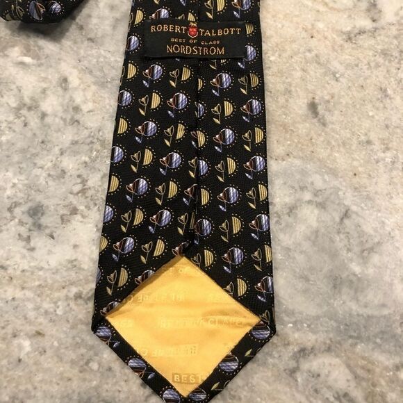 ROBERT TALBOTT Tie, black, Purple Gold - Picture 3 of 6